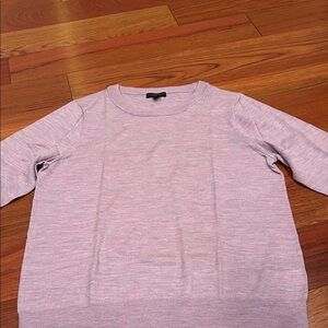 Ladies size XL lilac 3/4 sleeve lightweight mint green j crew sweater